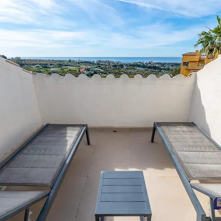Casa Nira - Premium 3br Seaviews Pool Lägenhet Estepona